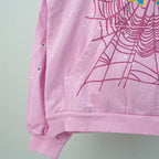 Sp5der Atlanta Hoodie Pink
