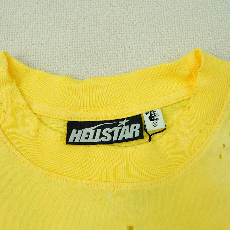 Hellstar Sample Cracked Print T-Shirt