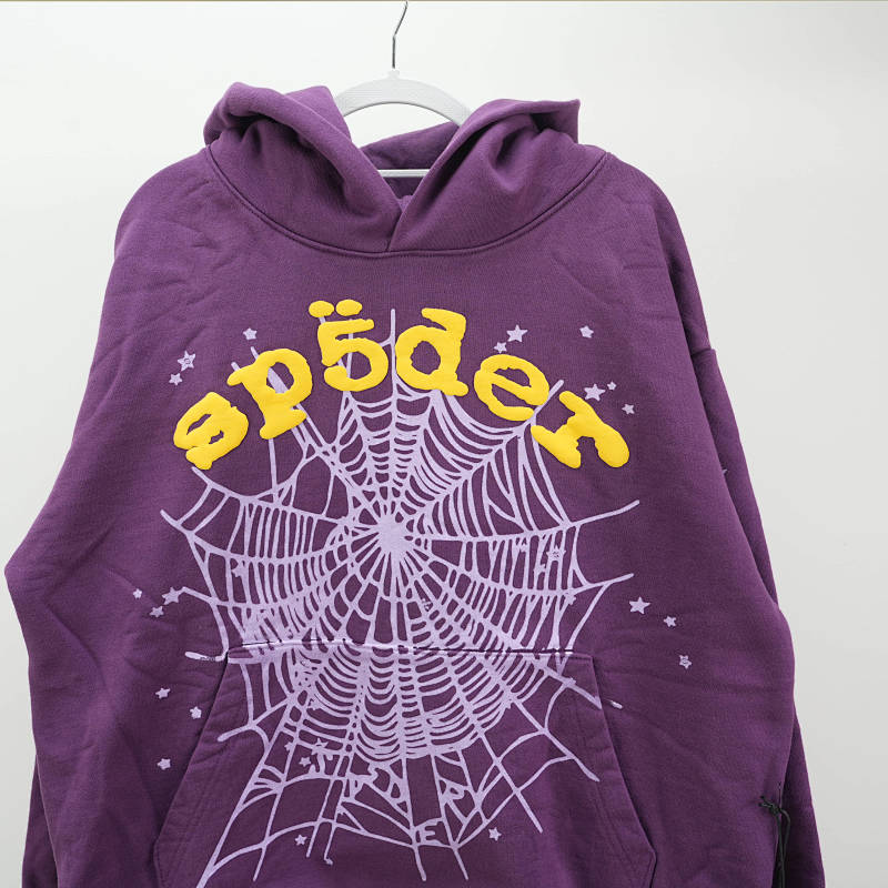 Sp5Der Star Og Web V2 Hoodie Purple