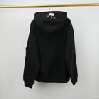 Sp5der Angel Number Hoodie Black