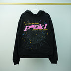 Sp5der P*NK Hoodie Black