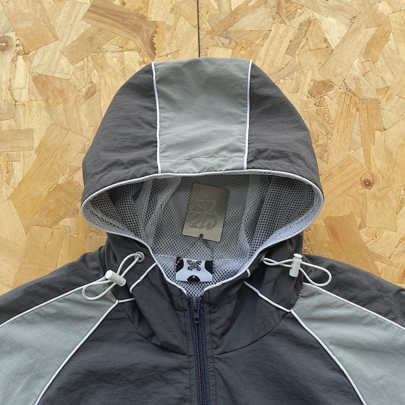 Mertra Layered Mesh Jersey - Dark Grey