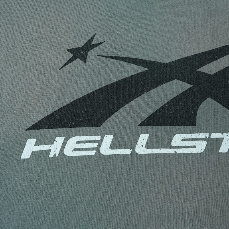 Hellstar Sport Logo T-Shirt Grey