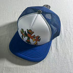 Camouflage Cross Logo Mesh Trucker Cap