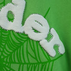 Sp5Der Web Hoodie Slime Green