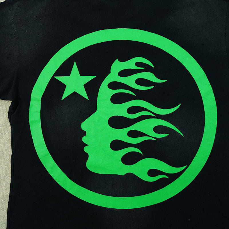 Hellstar Classic T-Shirt (Regular Print) Black/Green