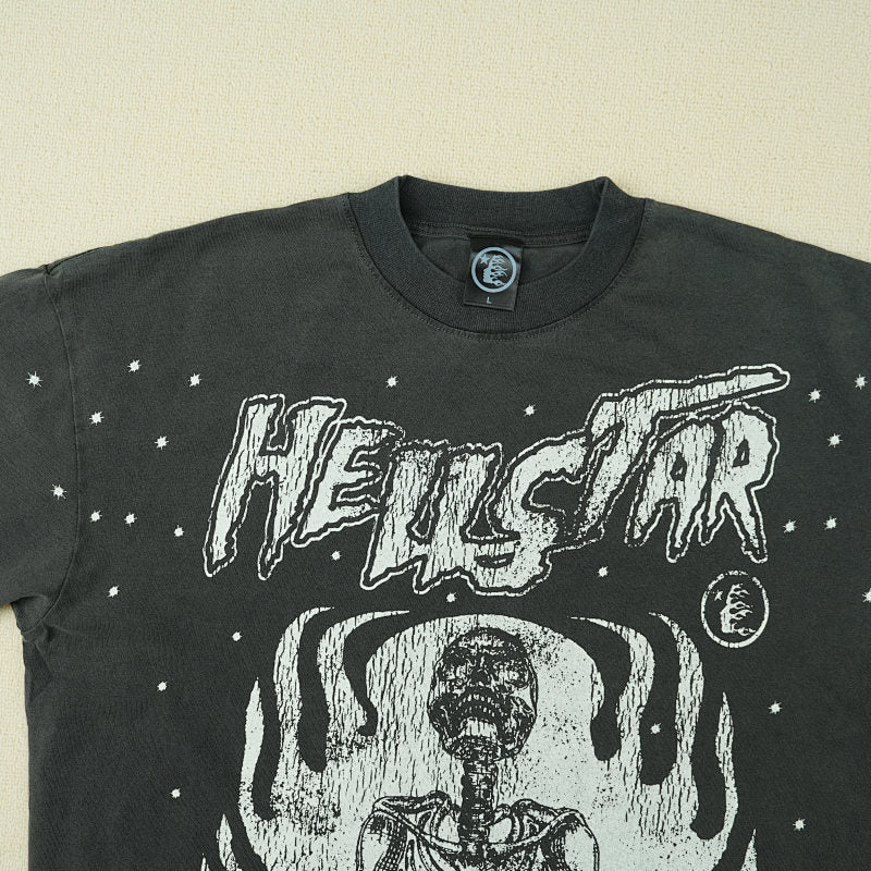 Hellstar Studios Inner Peace Short Sleeve Tee Shirt Black