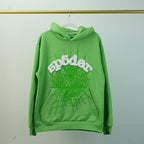 Sp5Der Web Hoodie Slime Green
