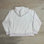 Sp5Der Rhinestone Logo Hoodie White