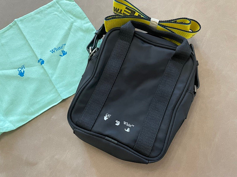 Off-White Crossbody/Camera Bag - Black/White/Yellow