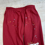Sp5Der Logo Sweatpant Maroon