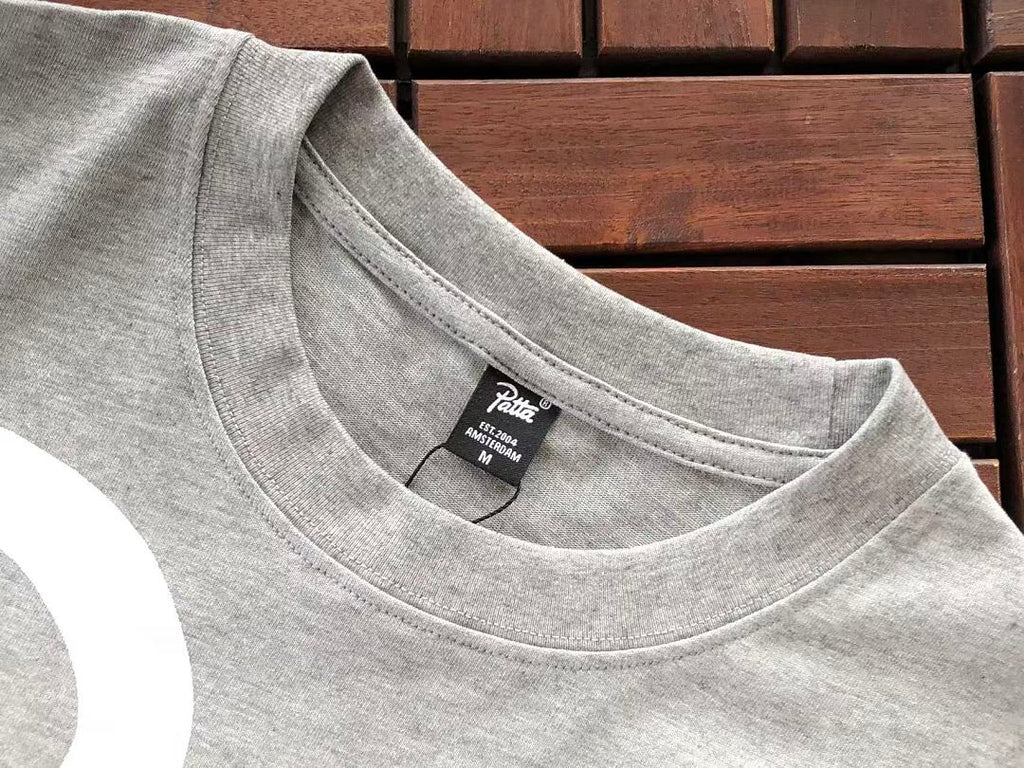 Grey Green Logo Patta T-Shirt