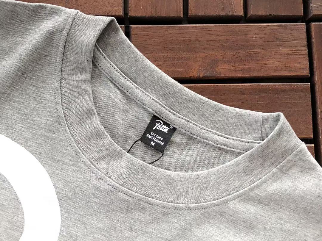 Grey Green Logo Patta T-Shirt