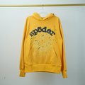 Sp5Der Logo Hoodie Yellow