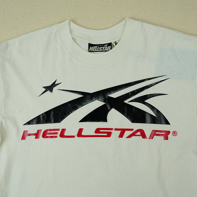 Hellstar Sport Logo Gel T-Shirtwhite