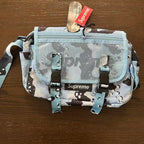 Supreme Camouflage Crossbody Messenger Bag with Mesh Front Pocket