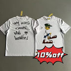 Cactus Plant Flea Market Smiley Character Graphic Tee - White