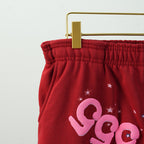 Sp5Der Worldwide Red Angel Number 555 Sweatpants