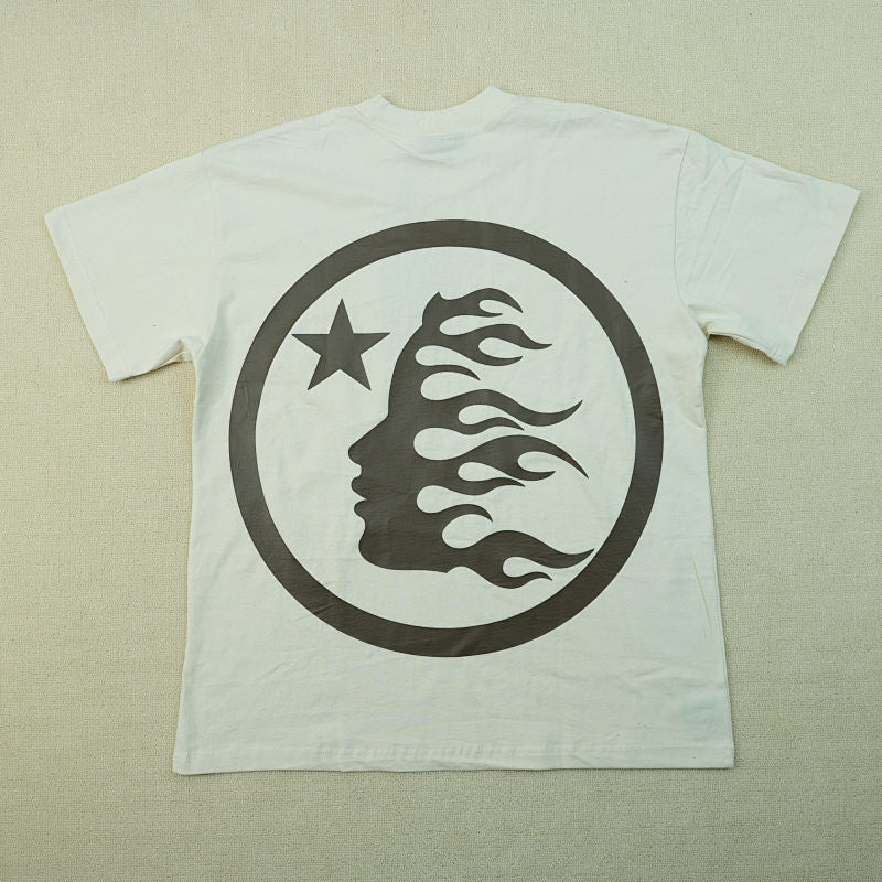 Hellstar Classic T-Shirt (Regular Print) White/Brown