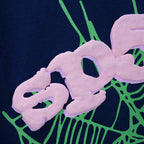 Sp5der OG Web Hoodie Navy