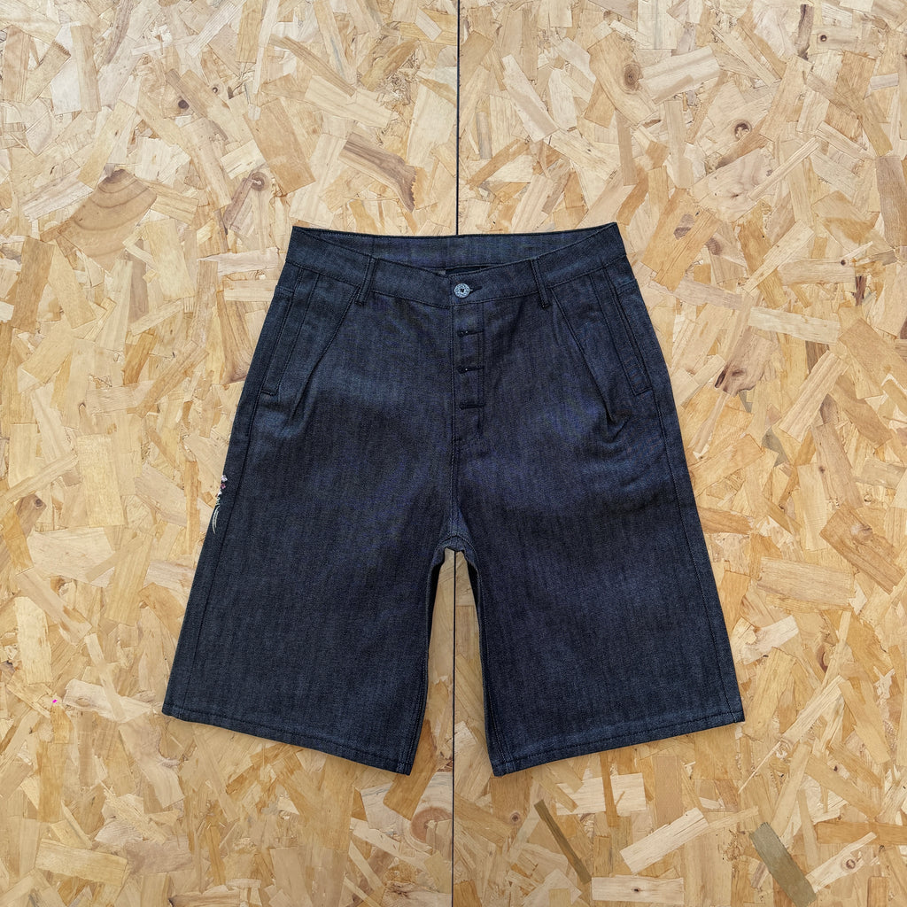 Derschutze Blossom Selvedge Shorts - Dark Denim