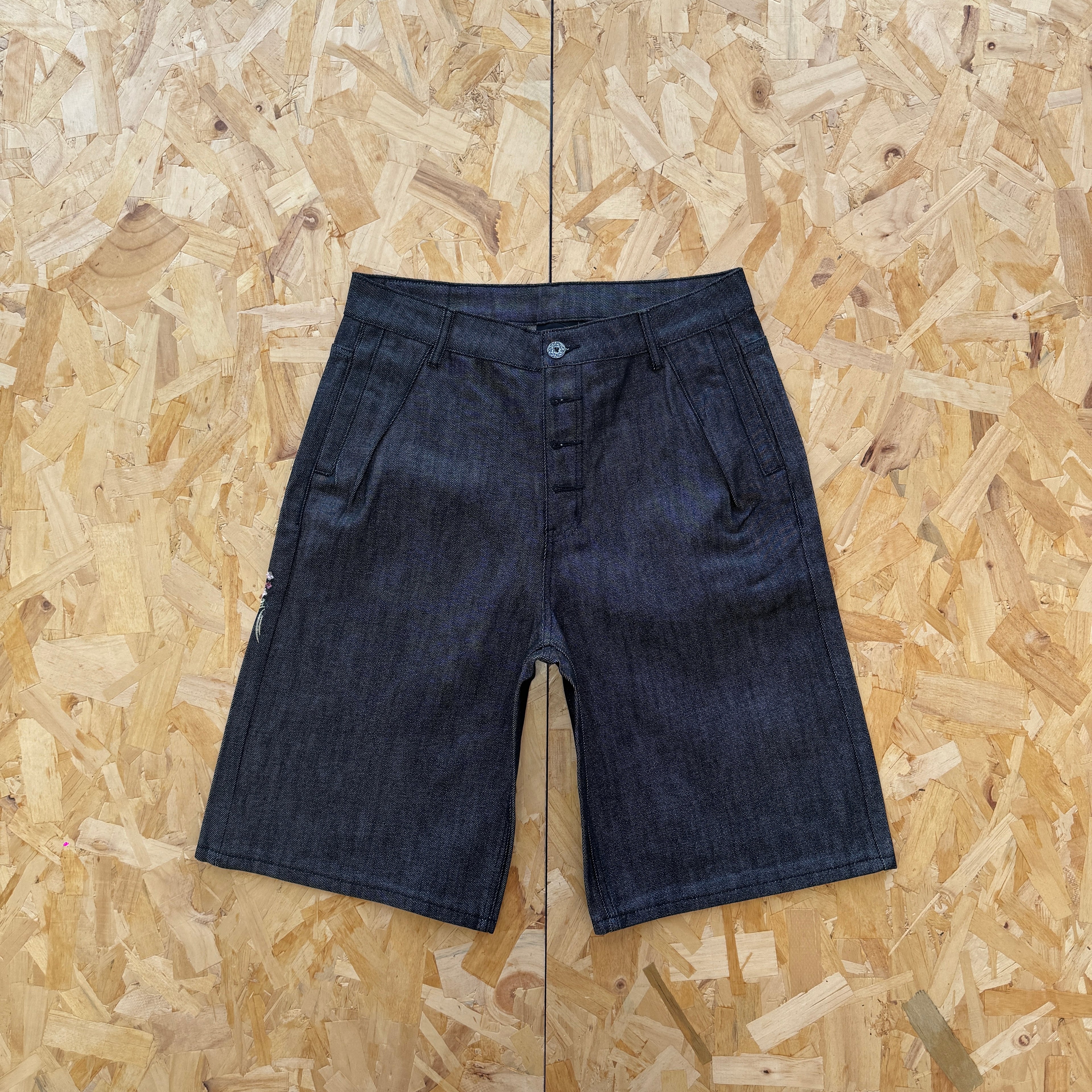 Derschutze Blossom Selvedge Shorts - Dark Denim