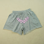 Sp5Der Og Web Logo Sweat Short Heather Grey