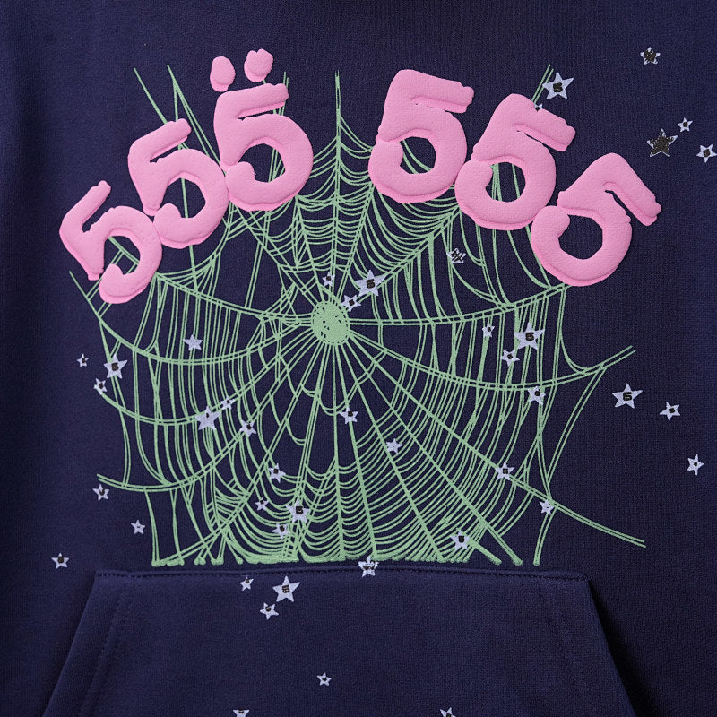 Sp5Der Worldwide Red Angel Number 555 Navy