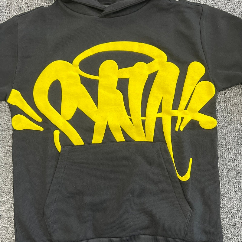 Syna-World Tracksuit - Black-Yellow