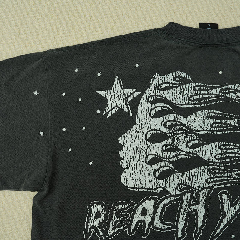 Hellstar Studios Inner Peace Short Sleeve Tee Shirt Black