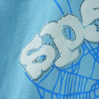 Sp5der Web Hoodie Sky Blue
