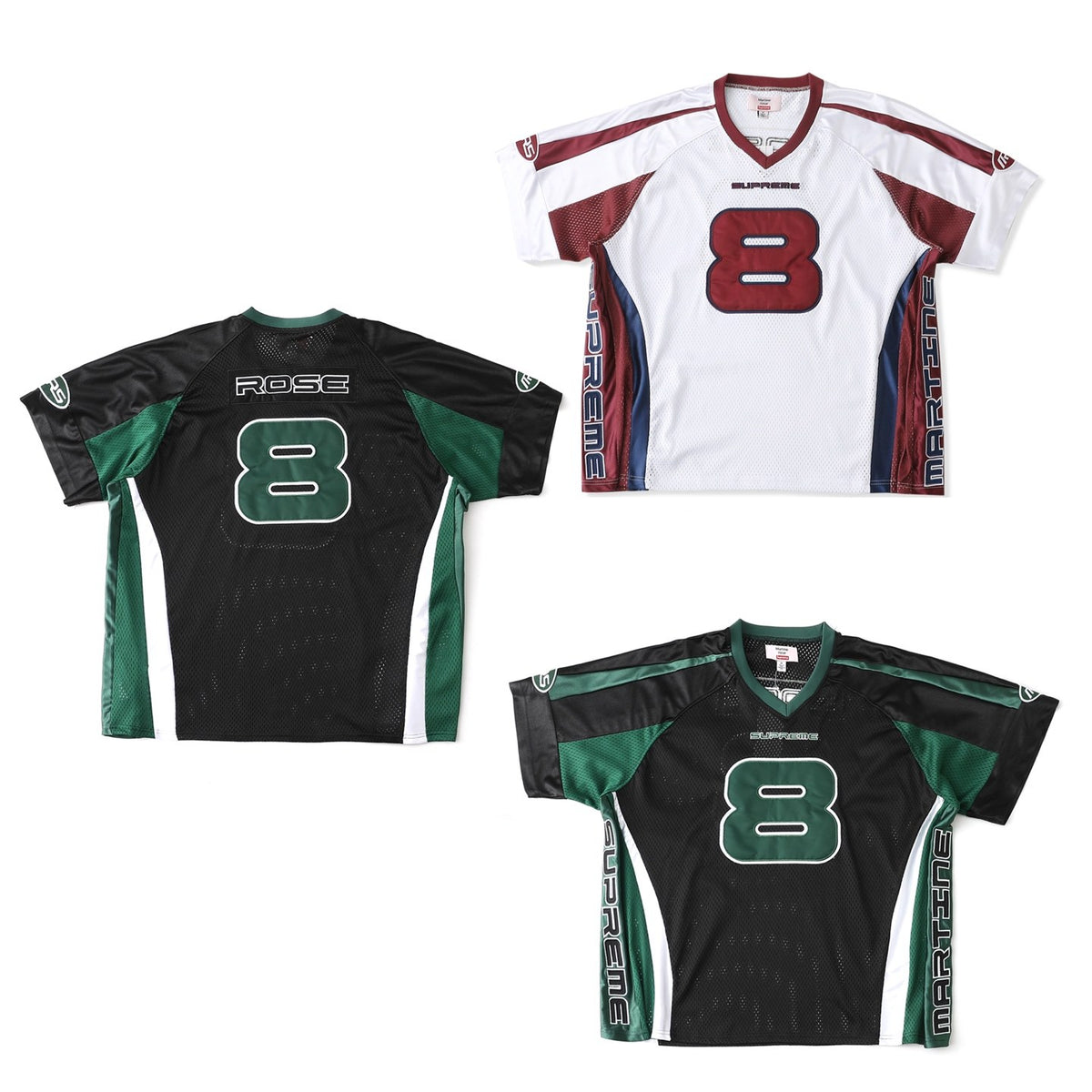 Supreme Number 8 Baseball Jersey