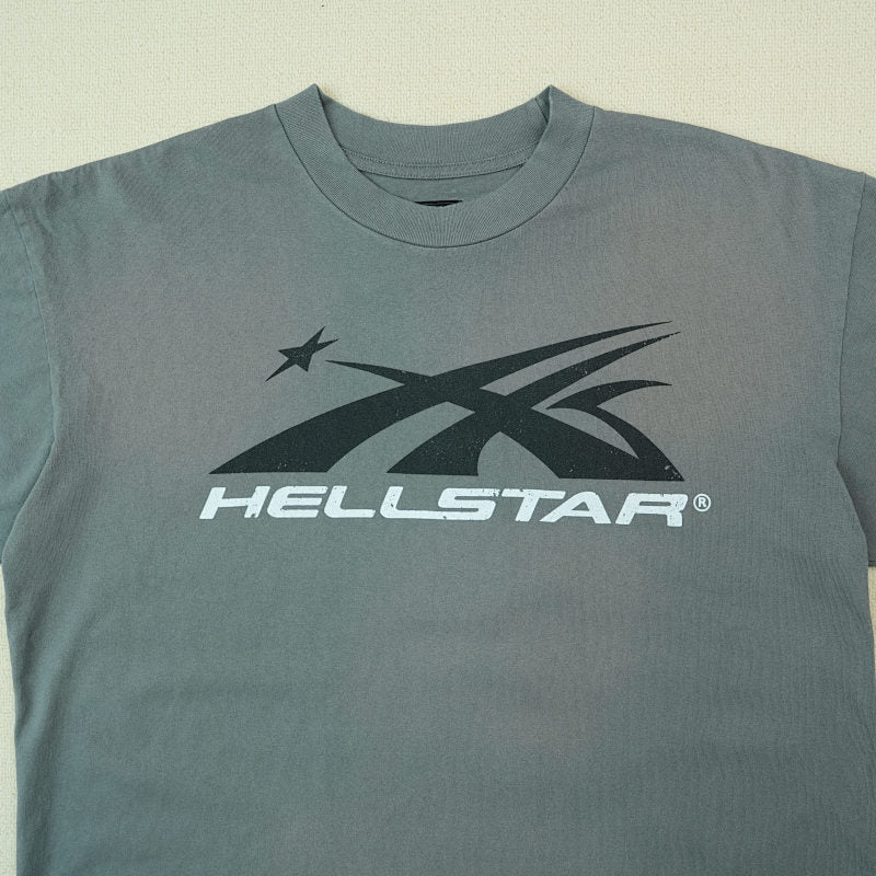 Hellstar Sport Logo T-Shirt Grey