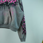 Hellstar Future Flame Hoodie Grey