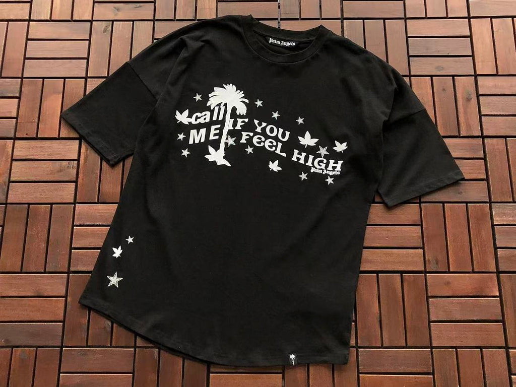 Black High Graphic Palm Angels T-Shirt