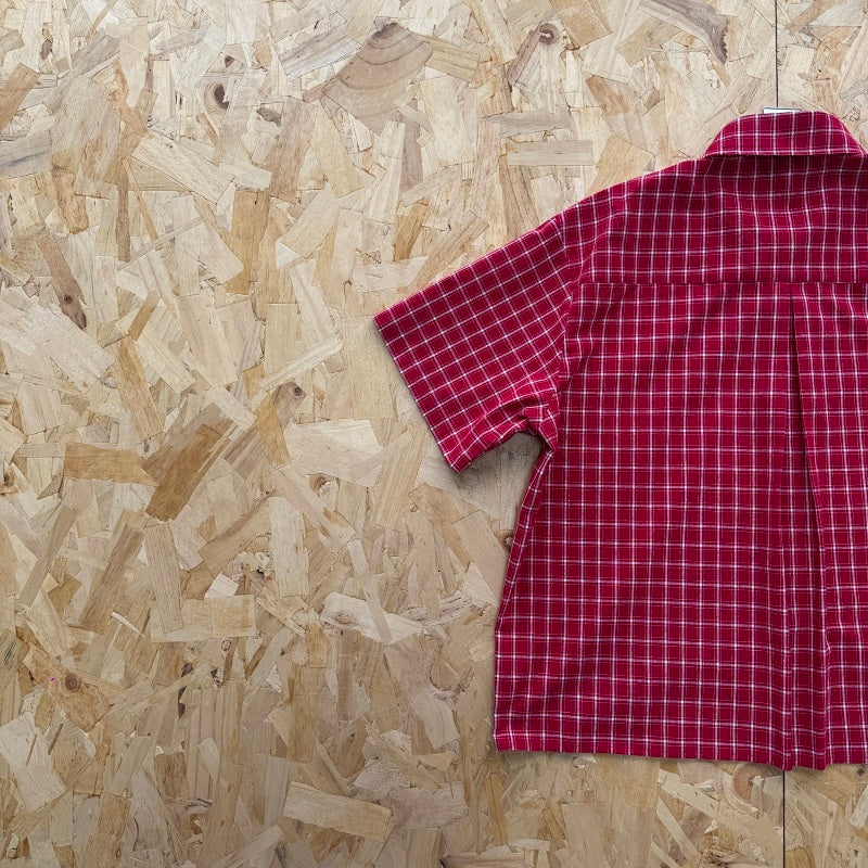 Mertra Plaid Shirt - Red