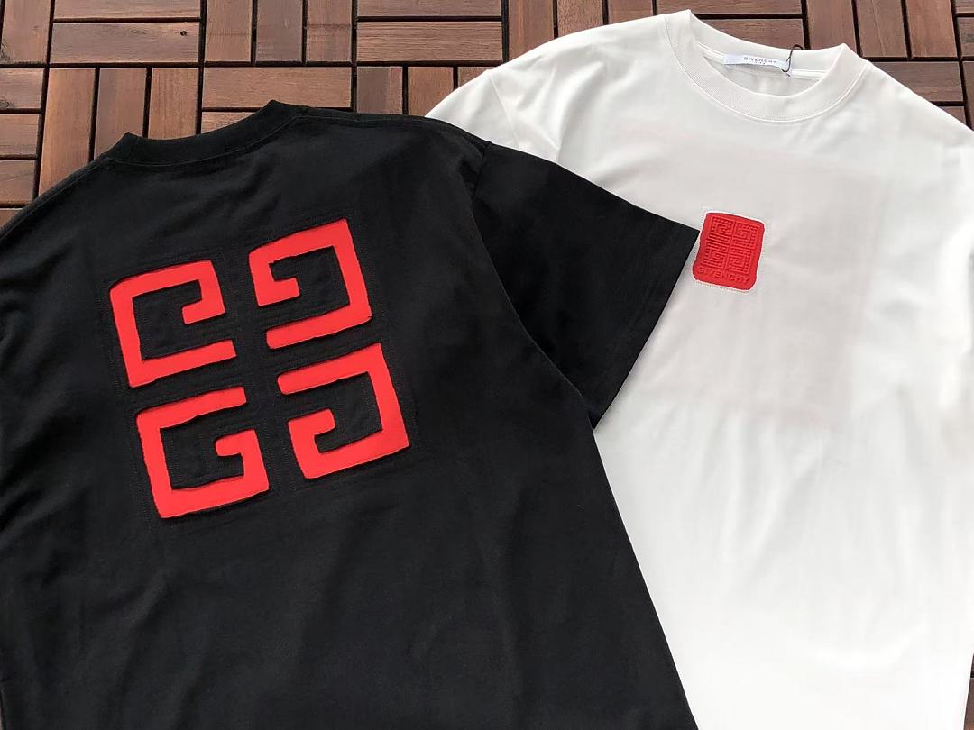 Red Logo Givenchy T-Shirt