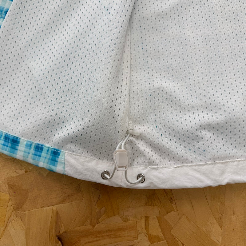 Mertra Zip Up - Blue Checkered