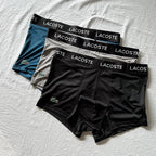 Lacoste Boxer Briefs - Black/Gray/Teal