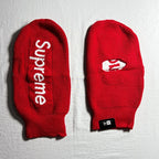 Supreme x New Era Ski Mask - Red/White