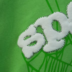 Sp5Der Web Hoodie Slime Green