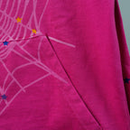 Sp5der P*NK Hoodie Pink