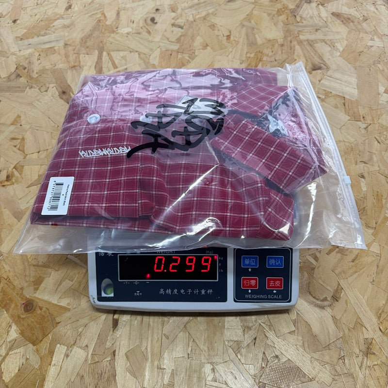 Mertra Plaid Shirt - Red