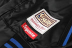 Supreme Basketball Fur-Trim Hooded Bomber Jacket