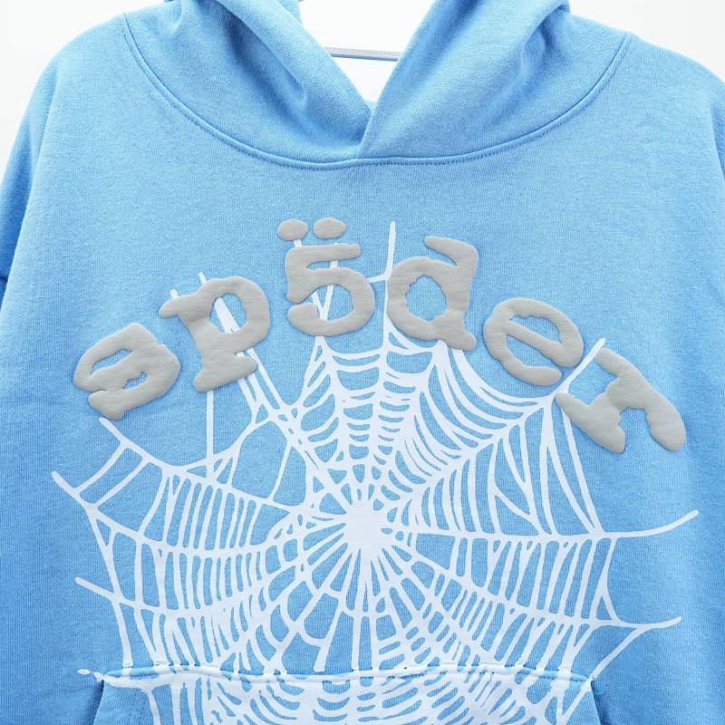 Sp5Der Og Web V2 Hoodie Dusty Blue