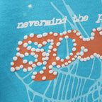 Sp5Der Punk V2 Hoodie Cyan