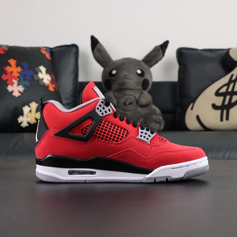 Air Jordan 4 Retro - Toro Bravo Fire Red/Black/Cement Grey