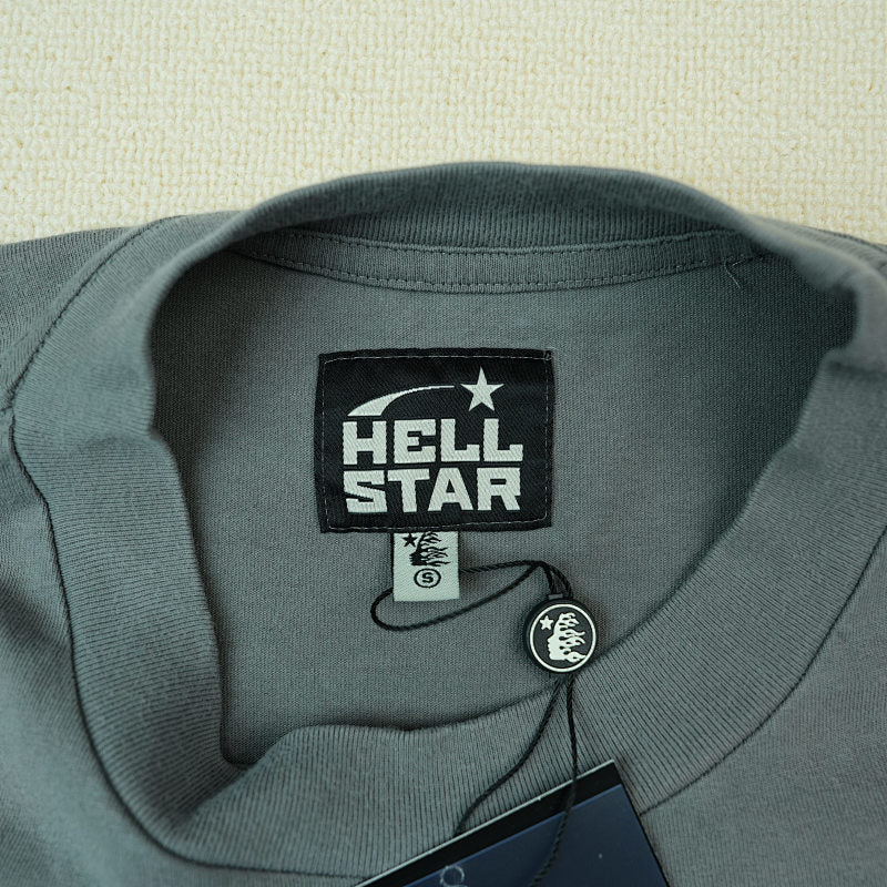 Hellstar Sport Logo T-Shirt Grey