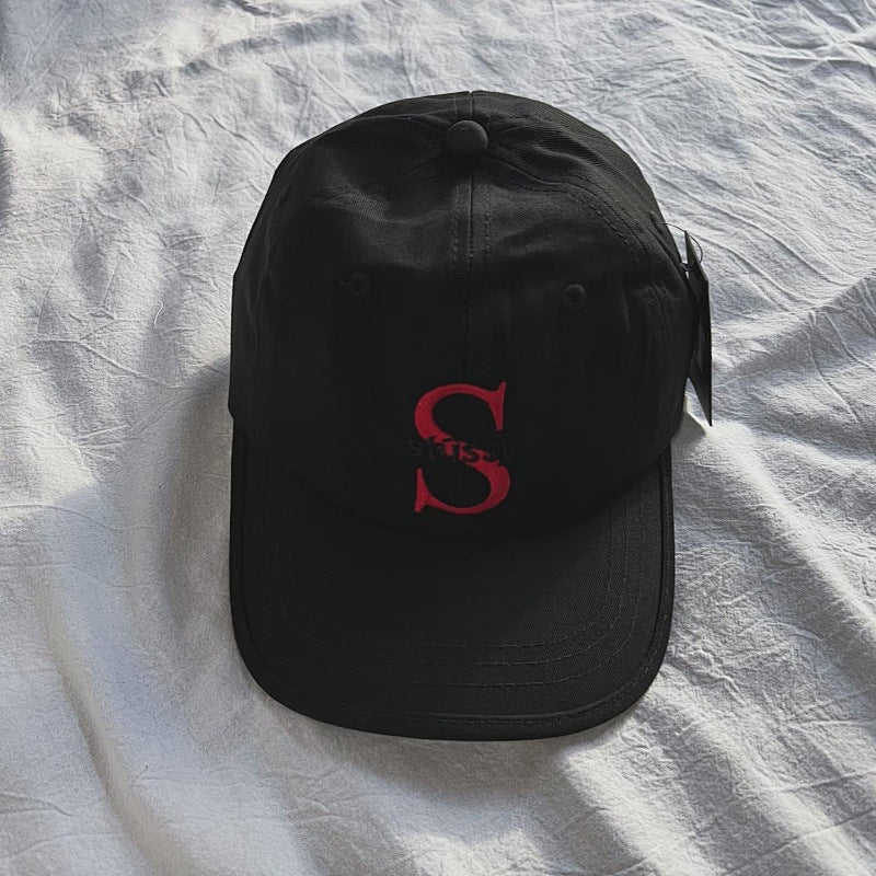 Premium Hat - Black/Red