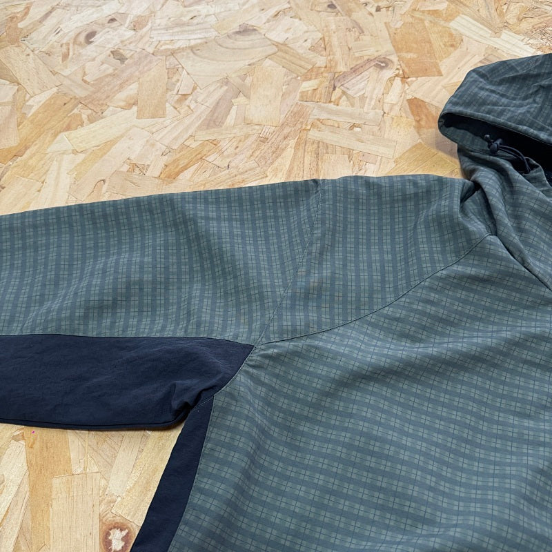 Mertra Asymmetrical Plaid - Dark Teal